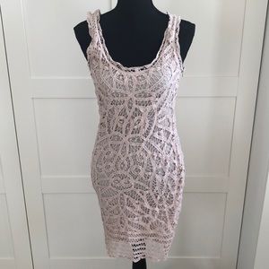 INC batten-burg  cotton  lace dress .